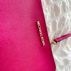 Hot pink Michael Kors purse